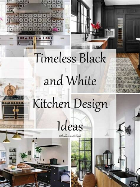 black  white kitchen design ideas  lane  high