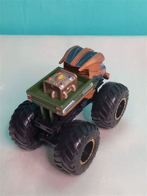 THANOS Hot Wheels Monster Trucks Toy Mattel Hobbies Toys Toys Games On Carousell