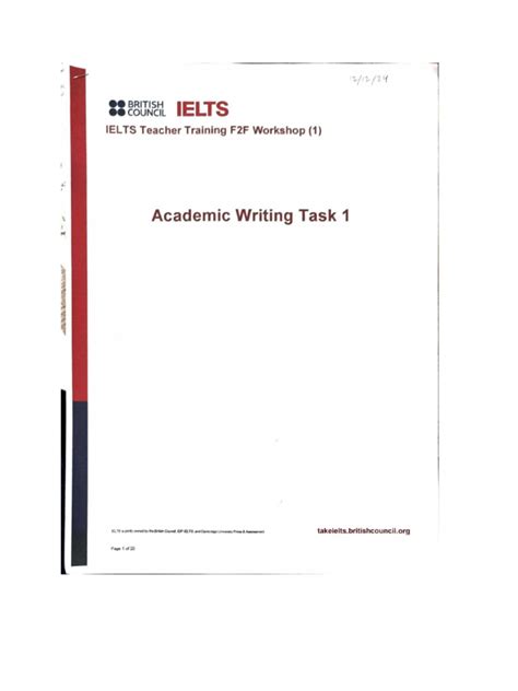 ielts academic writing test
