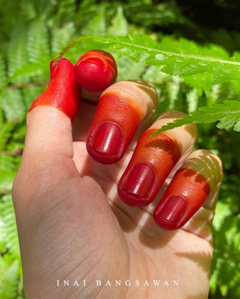 Inai Daun Merah Beauty Personal Care Hands Nails On Carousell