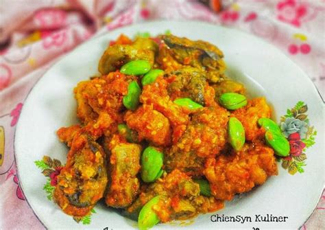 Resep Ati Ampela Tempe Petai Bumbu Merah Oleh Chiensyn Kuliner Cookpad