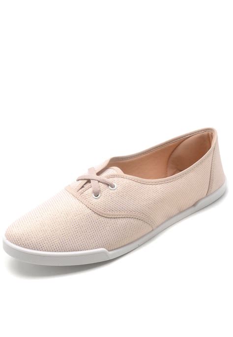 Casual T Nis Moleca Fosco Nude Compre Agora Dafiti Brasil