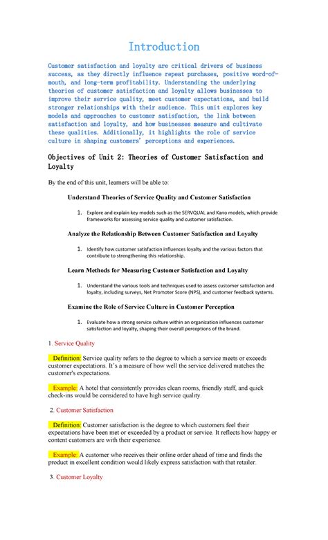 Theories Of Customer Satisfaction Shodhganga 1