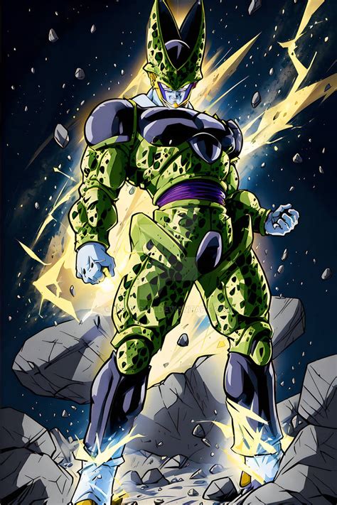 Perfect Cell Dragon Ball Z By Yomogun On Deviantart