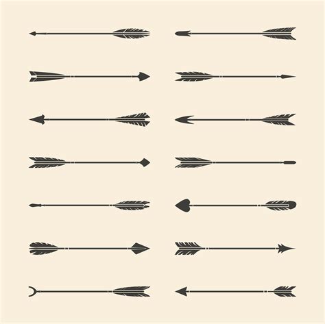 Set Of Gray Stylish Arrow Vectors Download Free Vectors Clipart