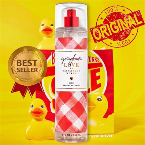 BATH AND BODY WORKS BBW BODY MIST FRAGRANCE MIST BODY SPRAY GINGHAM LOVE Shopee Malaysia