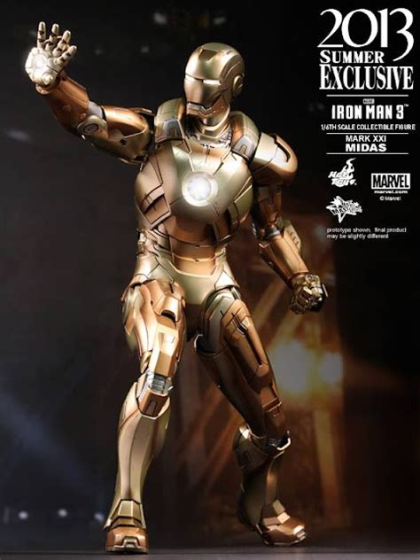 Toyhaven Preview Summer Exclusive Hot Toys Iron Man Th Scale Midas Mark Xxi Collectible