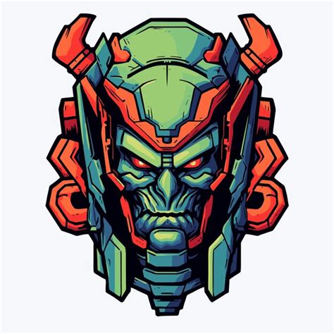 Premium Vector Darkness Robot Monster
