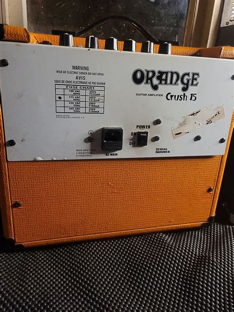 ORANGE CRUSH 15 orange | Reverb