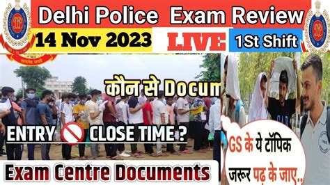 Delhi Police Exam Analysis Nov Delhi Police Exam Analysis Dp