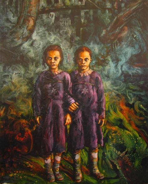 Oil on canvas - Orphans. | Oil on canvas, Art classes, Illustration art