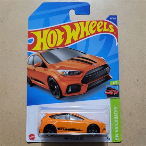 Jual HOT WHEELS FORD FOCUS RS HW HATCHBACKS ORANGE Shopee Indonesia