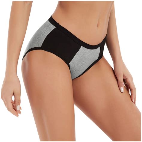Dyfzdhu Underwear For Women Solid Color Patchwork Briefs Panties Knickers Bikini Underpants