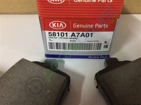 Kia Cerato Ön Fren Balata Seti Orjinal | 58101A7A01 - Kia OEM - Fren ...