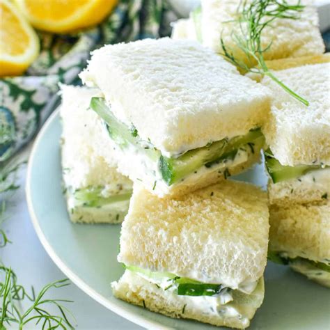 Cucumber Sandwiches Are The Perfect Addition To Your Next Tea Party Bridal Shower Or Mothers