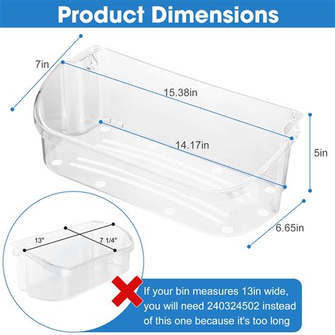 Pack Refrigerator Door Shelf Replacement For Frigidaire