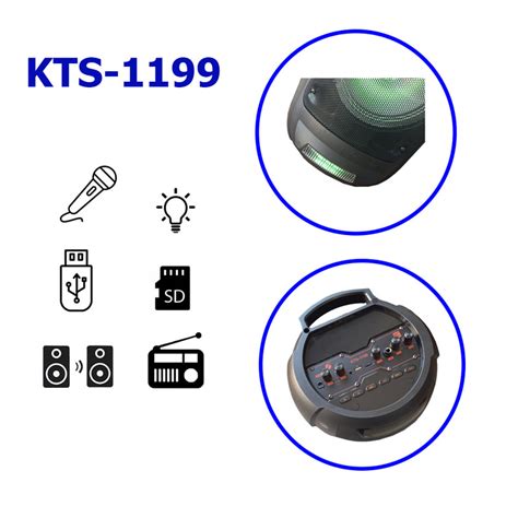 اسپیکر بلوتوثی قابل حمل مدل KTS-1199 – موبایل هاب