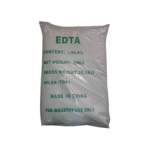 Powder Edta Pure Acid Grade Standard Technical Grade Packaging Type