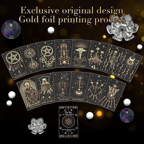 Buy Acelion Original Plastic Tarot Card Set With Guide Waterproof