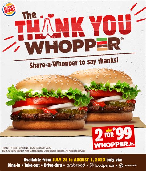 Manila Shopper: Burger King Share-a-Whopper Promo: July 2020