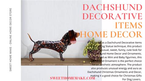 Dachshund Decorative Items Dachshund Home Decor – The Sweet Home Make