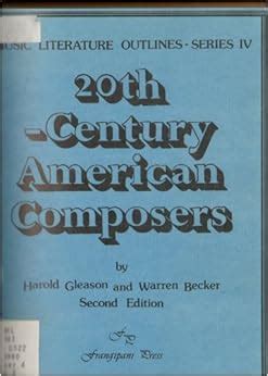 20th-century American composers (Music literature outlines): Harold ...