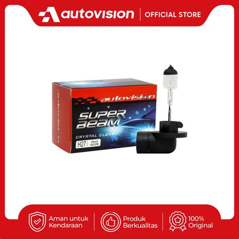 Jual Lampu Kabut Foglamp H27 Autovision Superbeam Crystal Clear 12V 27