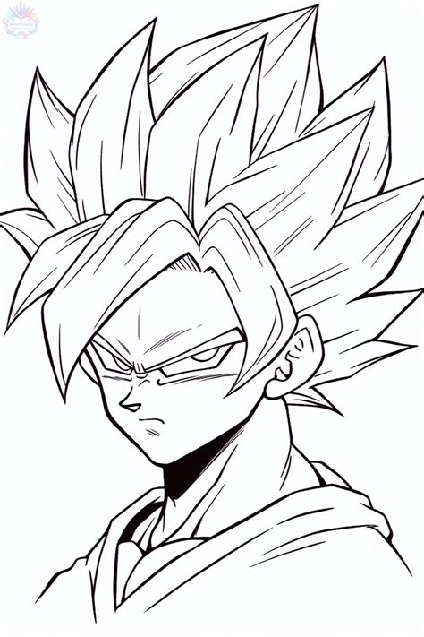 Goku Para Colorir - Dezenas de Desenhos Exclusivos Para Imprimir