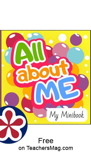 All About Me Printable Mini Book Mini Books All