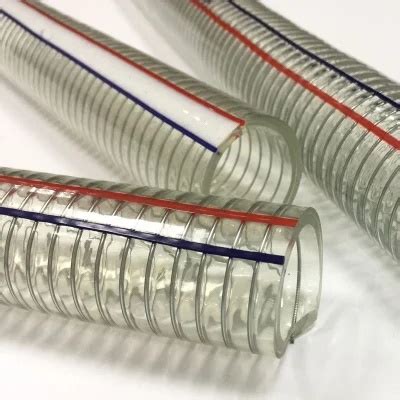 Reinforced Spiral Spring Thunder Pvc Steel Wire Hose For Suction