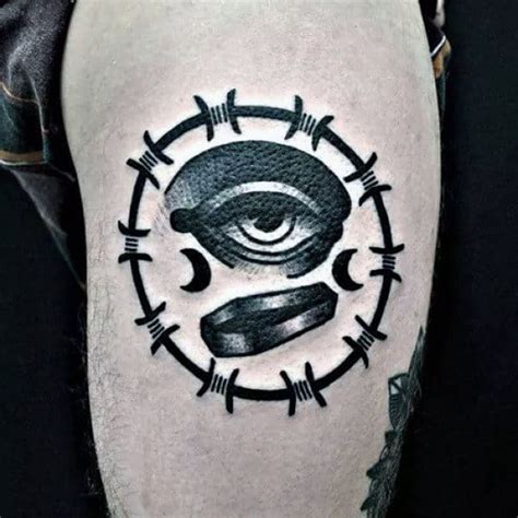 60 Barbed Wire Tattoo Designs For Men - Cut Into Ideas