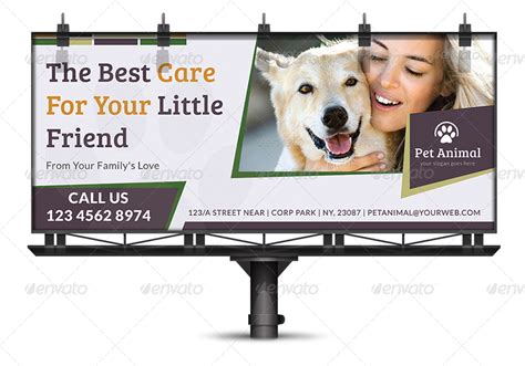 Pet Billboard Template By Dotnpix Graphicriver