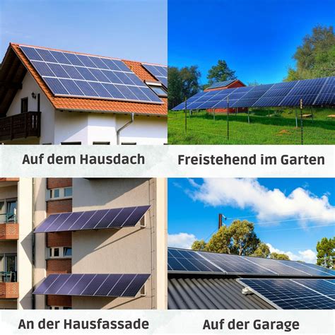 HEGA Solaranlage Full Black Balkonkraftwerk 600W Photovoltaikanlage