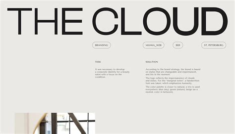 The Cloud Beauty Saloon Branding On Behance