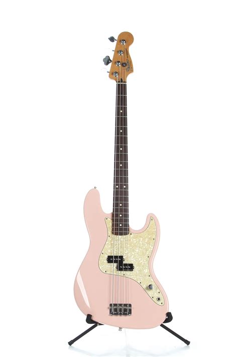 2002 Fender Mark Hoppus Signature P Precision Bass Shell Pink Guitar Chimp