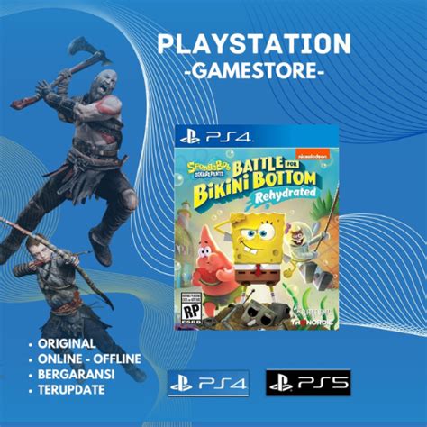 Jual SpongeBob SquarePants Battle For Bikini Bottom Rehydrated PS 4 PS 5 Shopee Indonesia