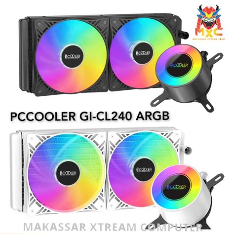 Jual COOLER LIQUID CPU PCCOOLER GI CL240 ARGB AIO COOLING 240MM