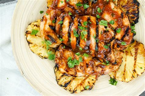 Grilled Pineapple Barbecue Chicken Slender Kitchen