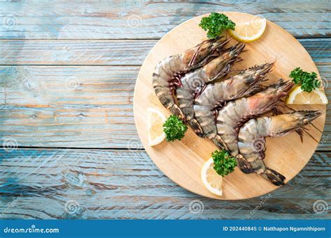 Fresh Tiger Prawn Or Shrimp Stock Image Image Of Shell King 202440845