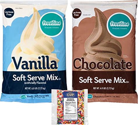 Frostline Lactose Free Soft Serve Mix Variety Chocolate And Vanilla