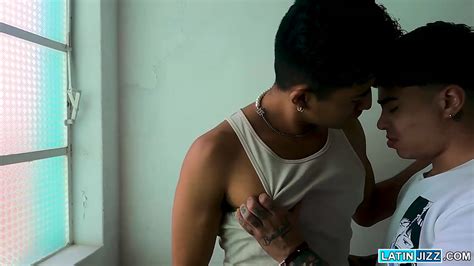 The Two Hot Latinos Alam And Cains Start Seducing Each Other