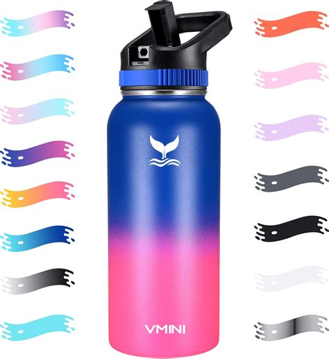 Amazon Vmini Water Bottle With Straw Wide Sturdy Straw Lid With