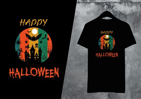 Halloween T Shirt Design Template Graphic By Graphic Tech · Creative Fabrica