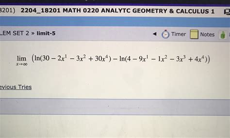 Limit problem with ln added - confused | Scrolller