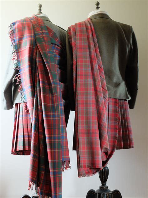 belted full plaid plaid dancers outfit kilt
