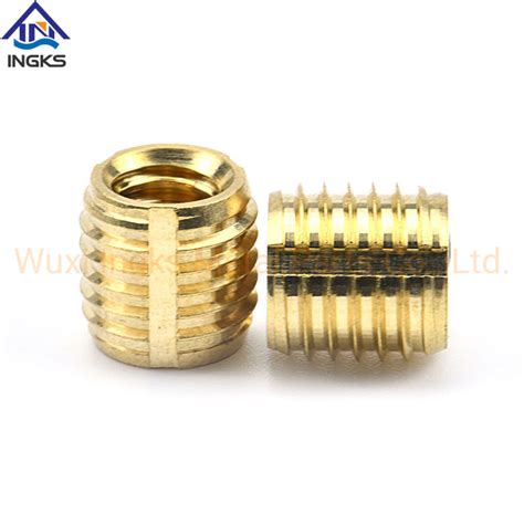 Professional Manufacturer Brass Side Slotted Self Tapping Threaded