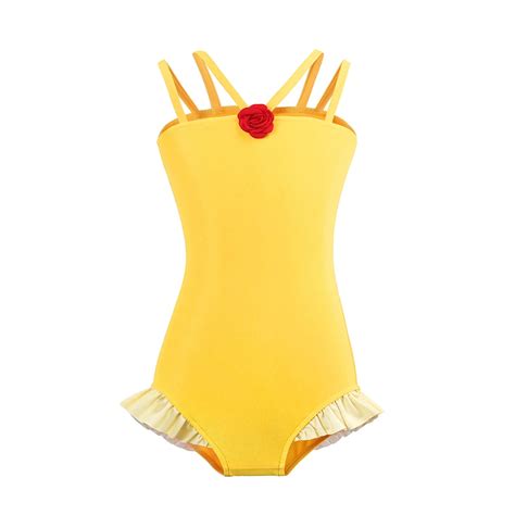 Disney Traje De Ba O De Jasmine Y Elsa Para Ni A Conjunto De Bikini De Unicornio Isabela