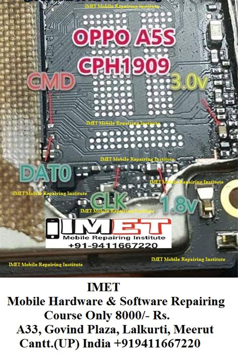Oppo A5s Cph1909 Isp Pinout For Flashing And Remove User Lock