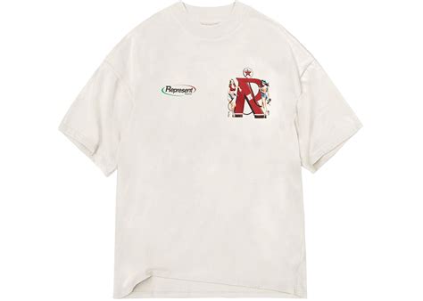 Represent Represent Premium T-shirt Flat White Men's - SS23 - US