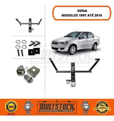Engate Reboque Rabicho Siena 1997 1998 1999 2000 2001 2002